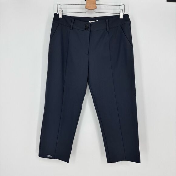 L'Etoile Sport Golf Pants Capri Nylon Made in USA Size M NWT Grey MRSP $190 - Picture 3 of 10
